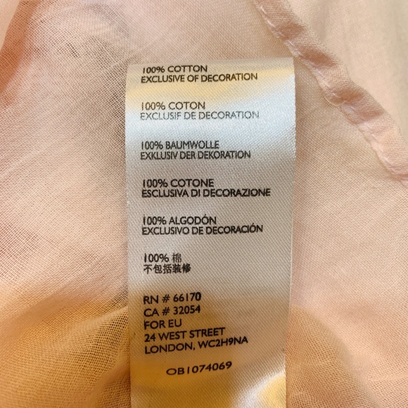 Free People Boho Top Blush Pink Medium Lace Crochet Prairie Bohemian - Picture 16 of 16